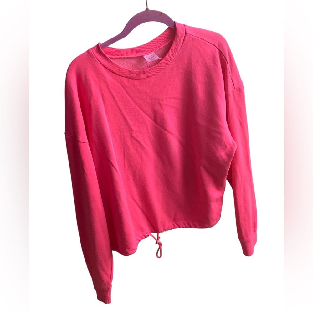 NO BOUNDARIES Woman’s Hot Pink Sweatshirt Top Plus Size 2X XXL (19) NEW
